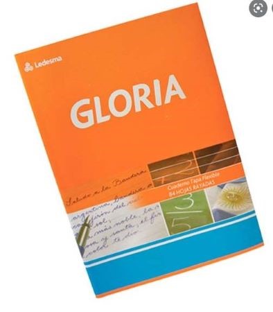 Cuaderno Gloria Rayado Escolar  N°1 (16x21) Tapa flexible 48 hojas