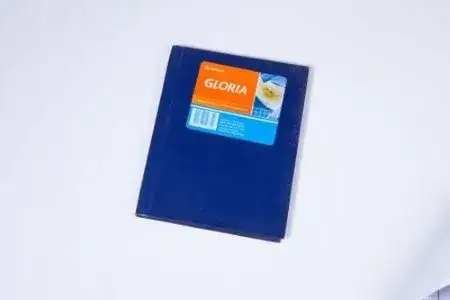 Cuaderno Gloria Araña Cuadriculado Escolar  N°1 (16x21) Azul Tapa Dura 42 hojas