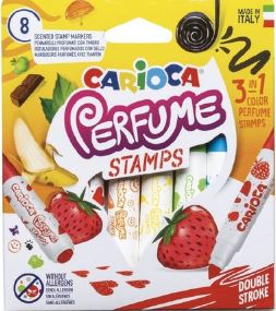 Marcadores Carioca Perfume Stampados caja x 8         -