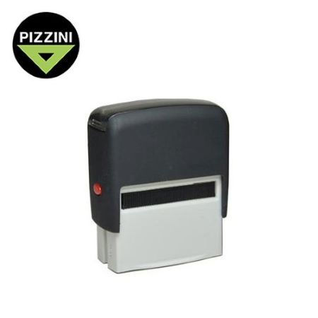 Sello Pizzini automático 60x25mm Negro Nº40 -2