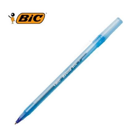 Bolígrafo Bic Round Stic 1mm Azul x unidad