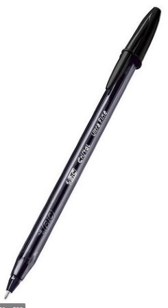 Bolígrafo Bic Cristal Ultra fina 0,7mm Negro x unidad