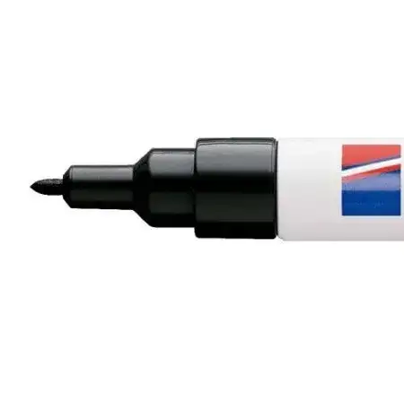 Marcador Edding 400 Permanente Punta fina 1mm Azul Recargable -3