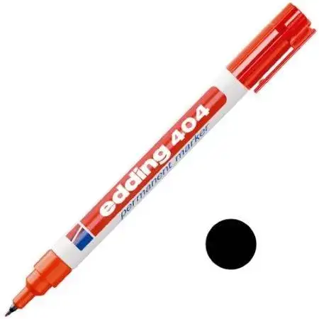 Marcador Edding 404 Permanente Punta fina 0,75mm Negro Recargable