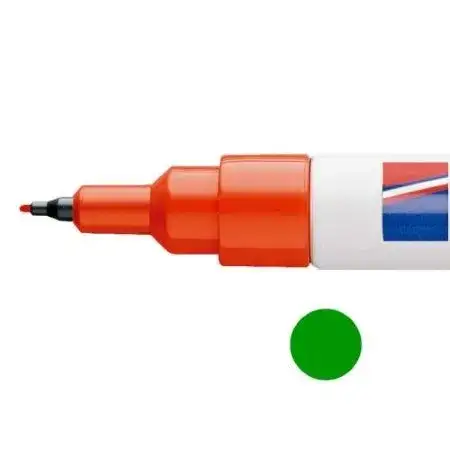 Marcador Edding 404 Permanente Punta fina 0,75mm Verde Recargable -2