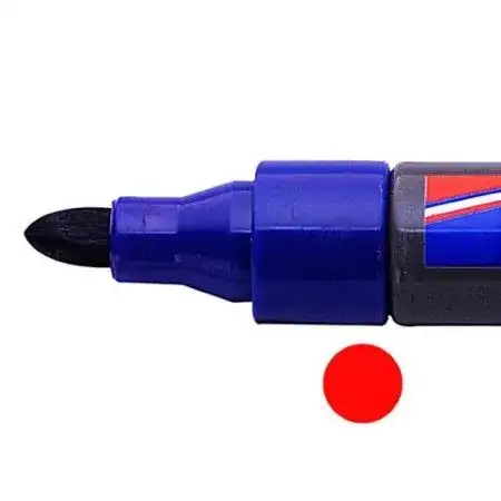 Marcador Edding 350 -250 Pizarra Punta redonda 1,5-3,0mm Rojo Recargable -3