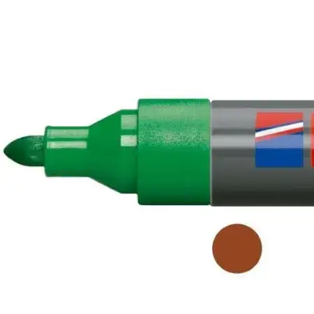 Marcador Edding 360 Pizarra Punta redonda 1,5-3,0mm Marrón Recargable -3